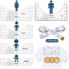 Photo 1 of 2 pack t shirt measuring for ruler guide 