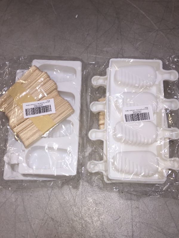 Photo 2 of 2 pack silicone popsicle molds 