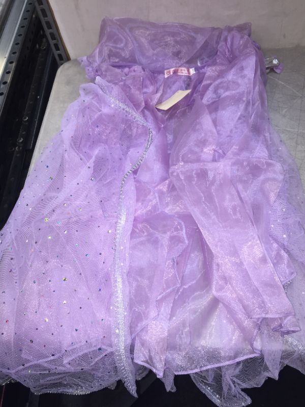 Photo 1 of Luzzien girls hooded play costume purple ( exact size unknown ) 