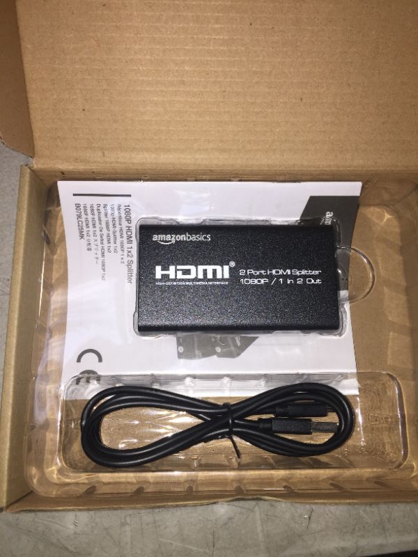 Photo 2 of 1080 P HDMI 1X2 splitter 