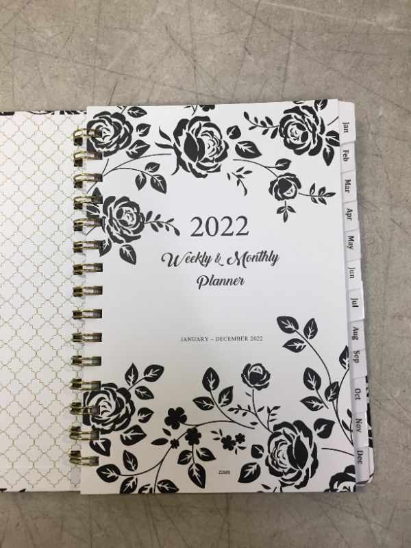 Photo 1 of 2022 weekly and monthly planner 