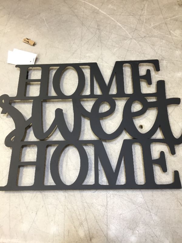 Photo 1 of "home sweet home " sign decor 