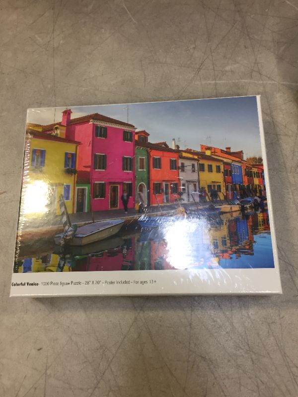 Photo 1 of 1000 pcs colorful venice puzzle - factory sealed 