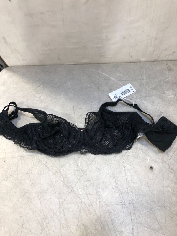Photo 1 of 34 E black lace bra 