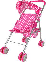Photo 1 of girls pink baby doll push stroller - first picture is just for reference 