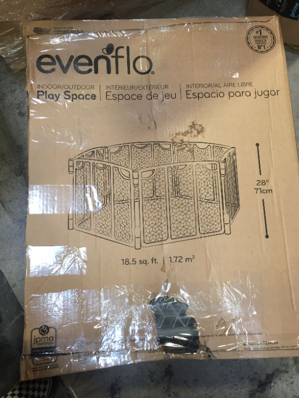 Photo 1 of Evenflo Versatile Play Space (Cool Gray)