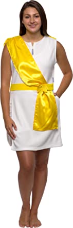 Photo 1 of (2PACKS) Greek Goddess Pajama Dress - One Piece Novelty Toga Tunic Costume Romper by FUNZIEZ! (XSMALL) 