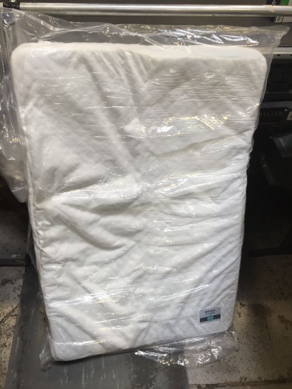 Photo 1 of Memory Foam Crib Mattress, Firm Side for Infant & Soft Side for Toddler, Fitted Crib Mattress for Standard Bed