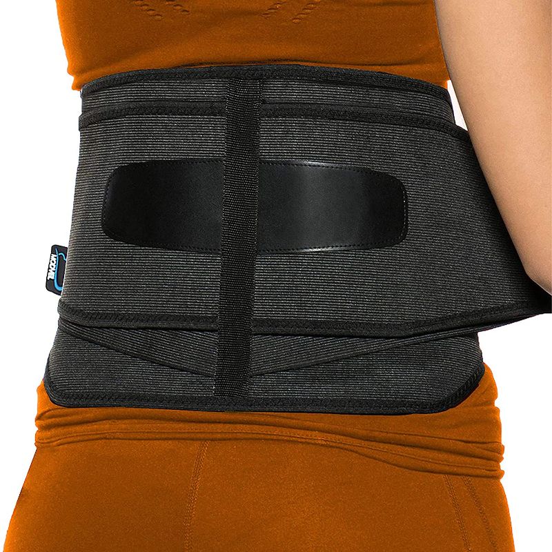 Photo 1 of MODVEL Back Brace - Immediate Relief from Back Pain, Herniated Disc, Sciatica, Scoliosis | FSA or HSA eligible | Breathable Waist Lumbar Lower Back Support Belt with Removable Pad.
