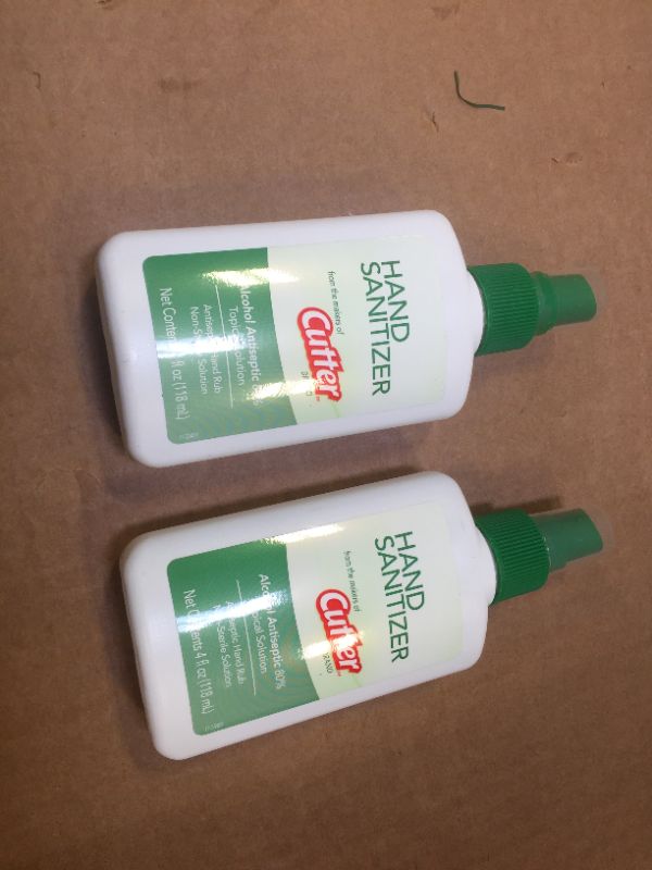 Photo 1 of 2 Packs  Cutter HG-96936 Hand Sanitizer, 4 Ounces, Non-Sterile Antiseptic Solution