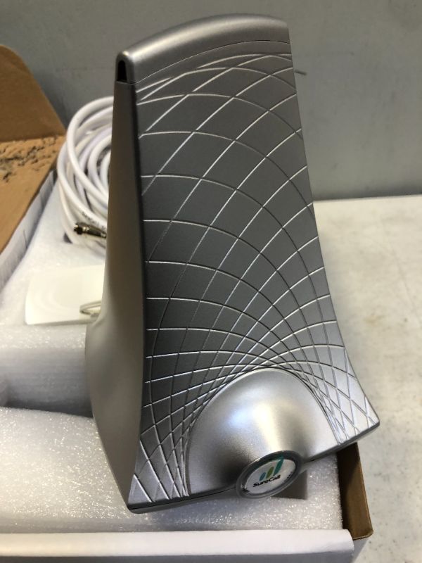 Photo 4 of ***INCOMPLETE*** SureCall Flare Cell Signal Booster for Working from Home up to 2500 sq ft, Boosts 5G/4G LTE, Omni Outdoor Antenna, Multi-User All Carrier, Verizon AT&T Sprint T-Mobile, FCC Approved, USA Company (MISSING OUTDOOR OMNI ANTENNA) 
