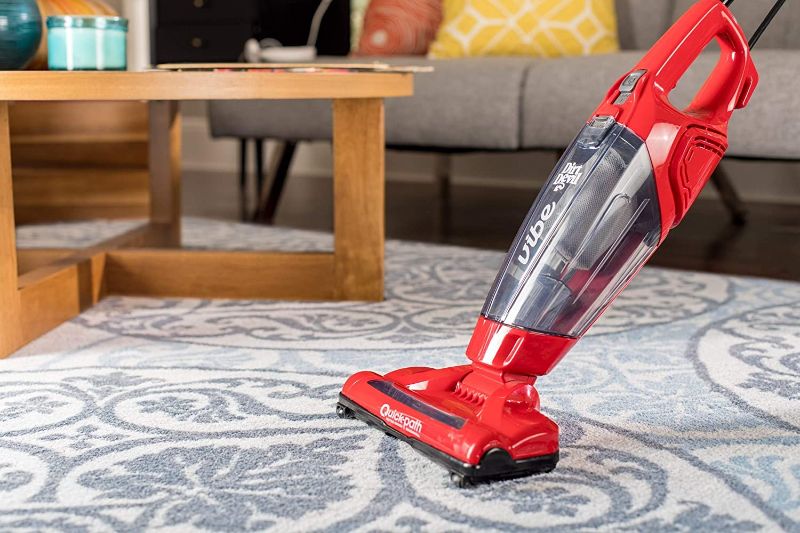 Photo 1 of ***INCOMPLETE*** Dirt Devil Vibe 3-in-1 Vacuum Cleaner, Lightweight Corded Bagless Stick Vac with Handheld, SD20020, Red (MISSING MAIN HANDLE/ STILL FUNCTIONAL) 