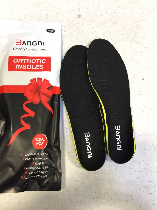 Photo 3 of 3ANGNI Orthotic Insloes Soft Arch Support Inserts Men Women Flat Feet Trim Free Size Shoe EVA Foam Orthopedic Running Inner Sole SIZE 8 