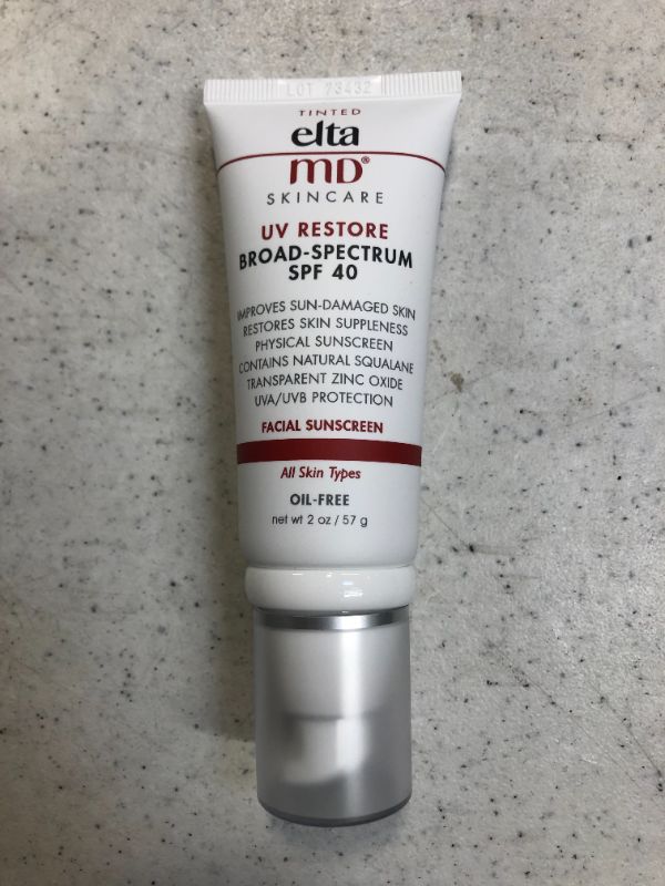 Photo 2 of EltaMD UV Restore Anti Aging Face Moisturizer For Women Broad-Spectrum SPF 40 EXP 02/2023