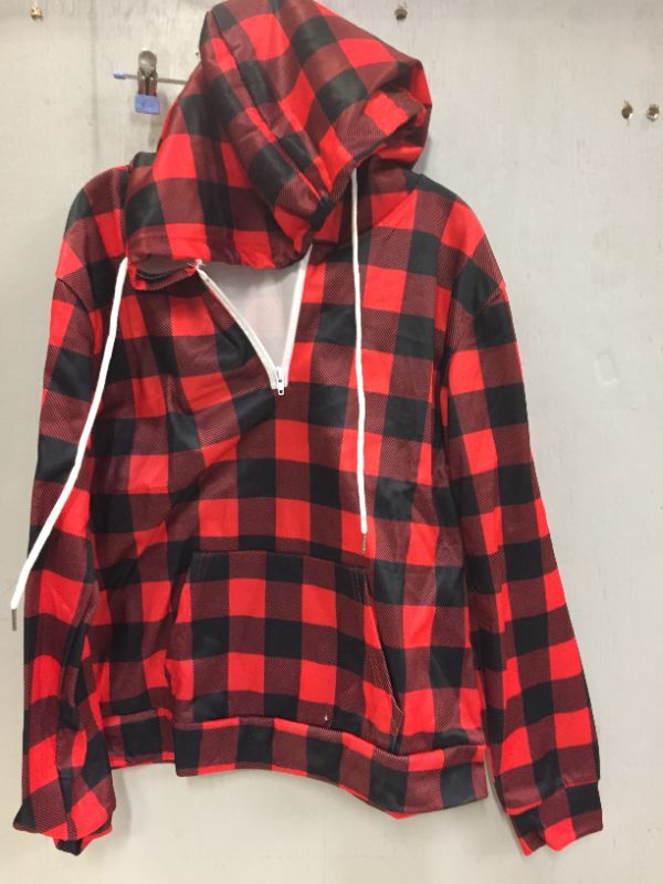 Photo 1 of Generic Brand Long Sleeve Hoddie red/black---Chinese Size XL