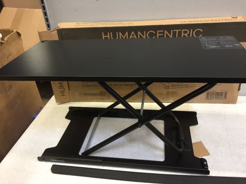 Photo 5 of HumanCentric Keyboard and Mouse Stand (Black) – Adjustable Riser for Standing Desks/Desktops and Sit Stand Desks | Lifts Up to 13 inches in Height