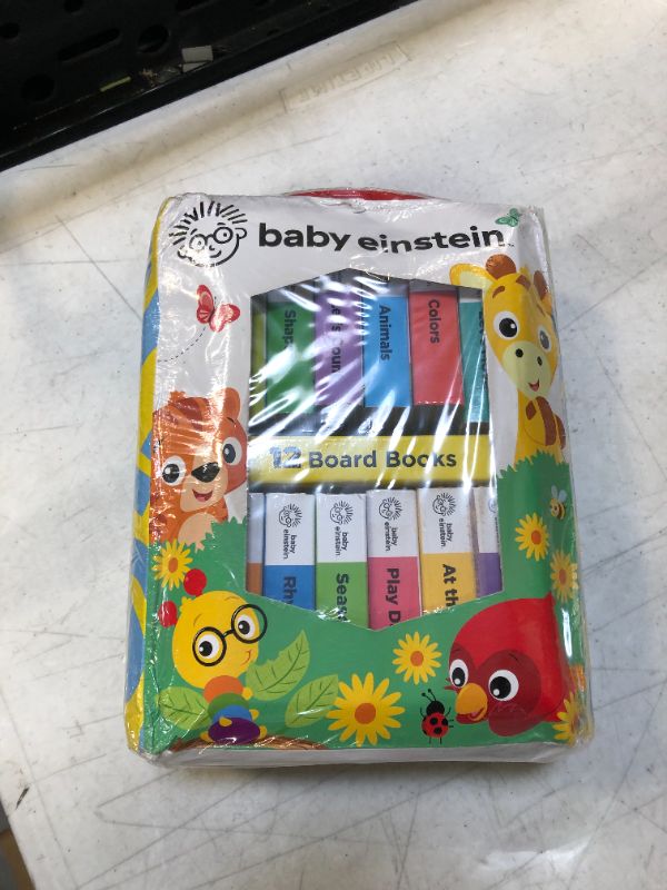 Photo 2 of Baby Einstein - My First Library Board Book Block 12-Book Set - First Words, Alphabet, Numbers, and More! - PI Kids
