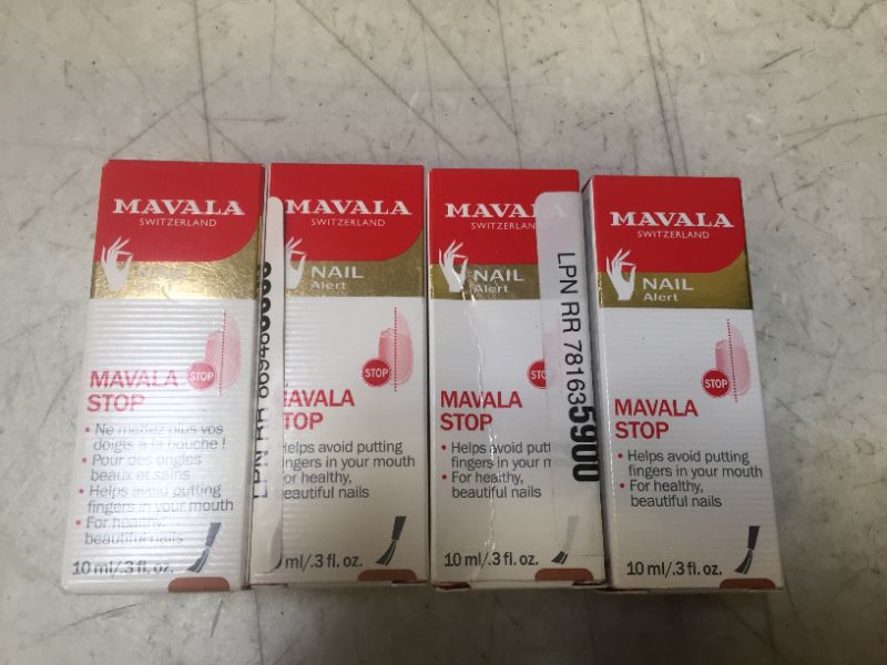 Photo 3 of ( 4 PACKS) Mavala Stop Deterrent Nail Polish Treatment | Nail Care to Help Stop Putting Fingers In Your Mouth | For Ages 3+ | 0.3 Fl Oz
