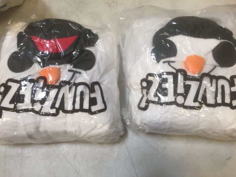 Photo 2 of (2 PACKS) Silver Lilly Unisex Pajamas - One Piece Cosplay Holiday Snowman Costume ----SIZE LARGE