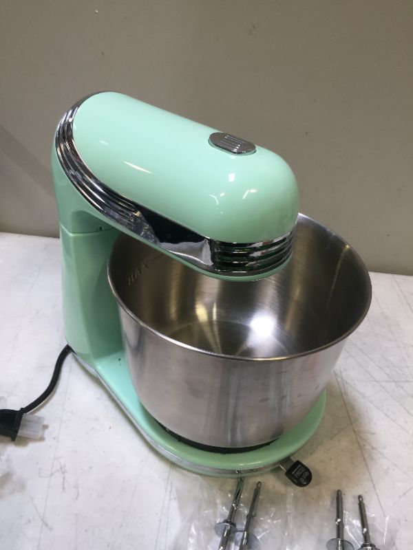 Photo 3 of Dash Go DCSM250 3Quart Bowl Stand Mixer - Blue