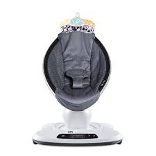 Photo 4 of 4moms mamaRoo 4 5 Unique Motions Bluetooth Enabled Multi-Motion Baby Swing - Dark Gray Cool Mesh

