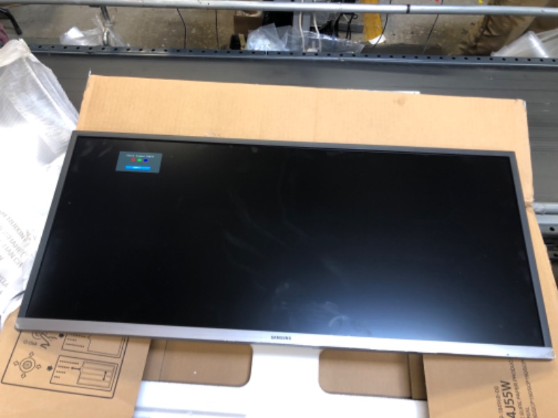 Photo 5 of SAMSUNG 34-Inch SJ55W Ultrawide Gaming Monitor (LS34J550WQNXZA) – 75Hz Refresh, WQHD Computer Monitor, 3440 x 1440p Resolution, 4ms Response, FreeSync, Split Screen, HDMI, Black
