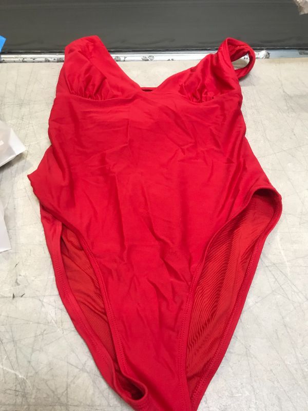 Photo 1 of WOMENS RED BATHING SUIT L