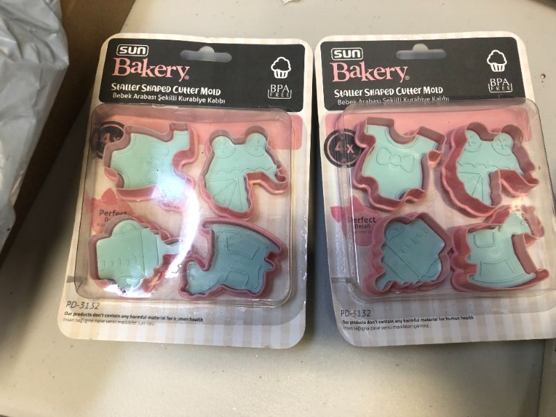Photo 2 of 2 pack Baking Cookie Cutters | BPA Free | Suger Paste Dough Crust Shapes Cutter Pie Pastry Fondant Stamp Baking Mold Cake Decoration Tools (Baby)
