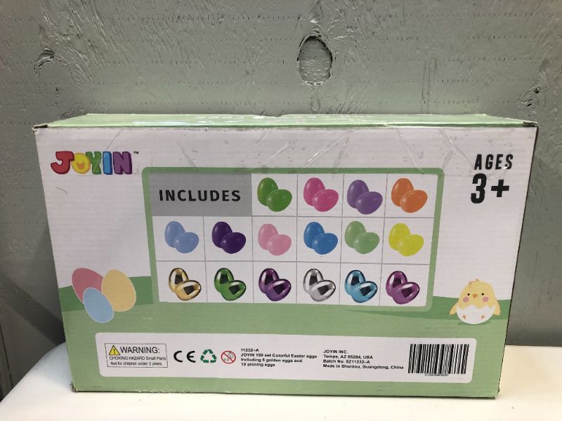 Photo 1 of 150 Pieces 2 ?" Easter Eggs Include 6 Golden Eggs and 10 Metallic Shining Eggs for Filling Specific Treats, Easter Theme Party Favor, Easter Eggs Hunt, Basket Stuffers Filler, Classroom Prize
