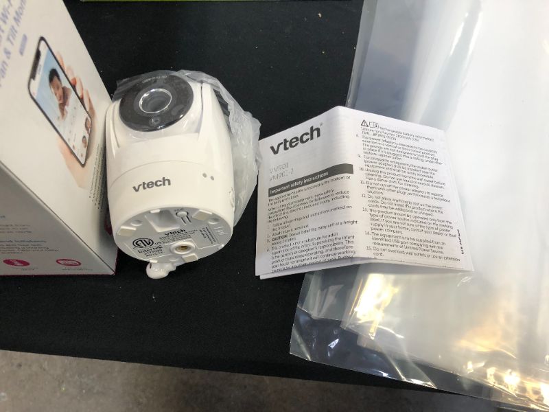 Photo 5 of VTech Upgraded Smart WiFi Baby Monitor VM901, 5-inch 720p Display, 1080p Camera, HD NightVision, Fully Remote Pan Tilt Zoom, 2-Way Talk, Free Smart Phone App, Works with iOS, Android
