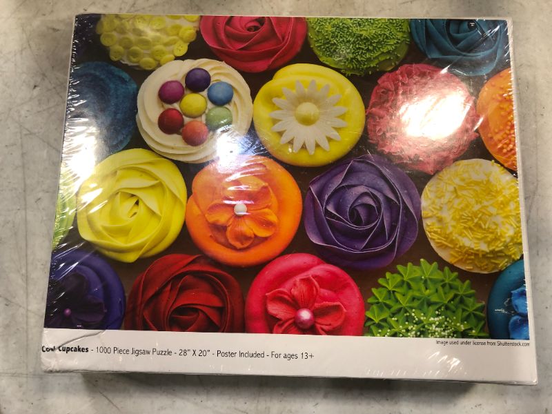 Photo 3 of 1000 Piece Puzzle for Adults - Cool Cupcakes Jigsaw Puzzle