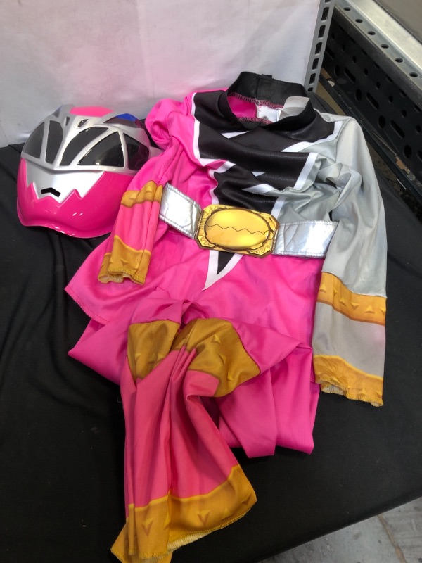 Photo 2 of Kids Power Rangers Dino Fury Pink Ranger Costume - size small 
