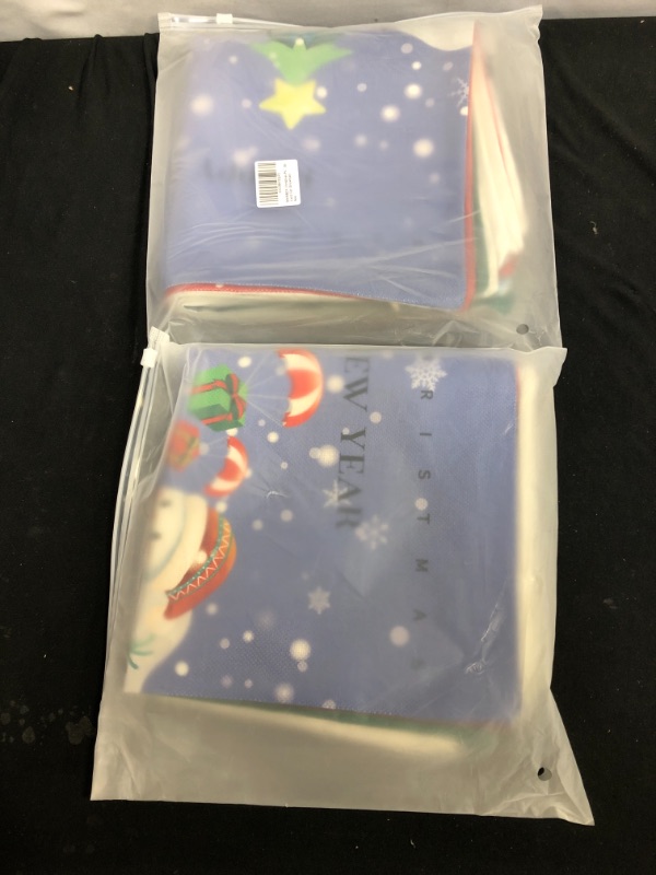 Photo 2 of BININBOX Christmas Pillow Covers Set of 4 Holiday Throw Pillow Covers 18x18 Inches Linen Christmas Tree Snowman Reindeer Santa Decorative Christmas Pillowcase - 2 pack 