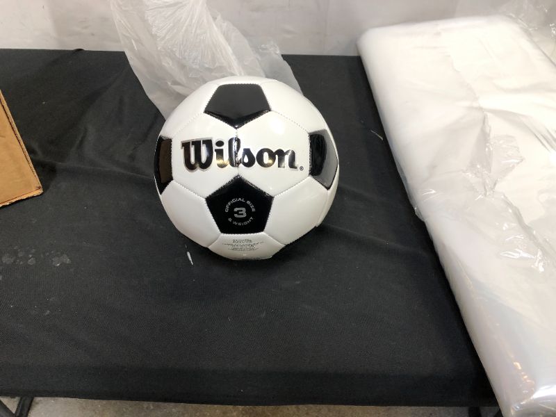 Photo 2 of WILSON Traditional Soccer Ball SIZE 3 for Kids
