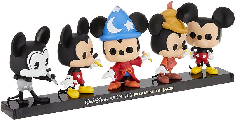 Photo 1 of POP Disney Archives - Mickey Mouse 5 Pack, Amazon Exclusive, Multicolor (51118)
