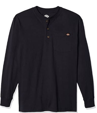 Photo 1 of Dickies Men's Big-Tall Long-Sleeve Heavyweight Henley SIZE XL
