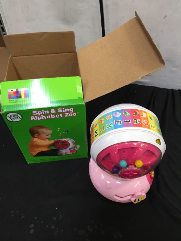 Photo 1 of LeapFrog Spin and Sing Alphabet Zoo Amazon Exclusive, Pink
