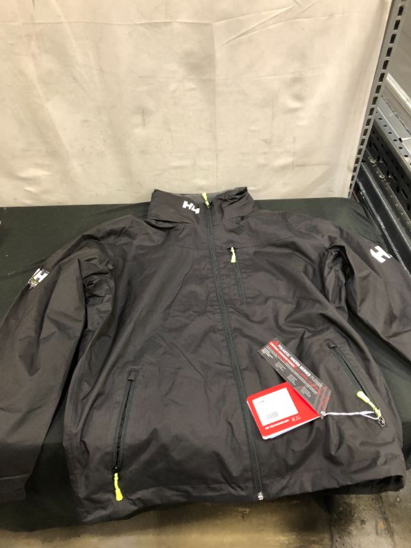 Photo 1 of Helly Hansen Crew Hooded Midlayer Jacket for Men Black 
Size: Large