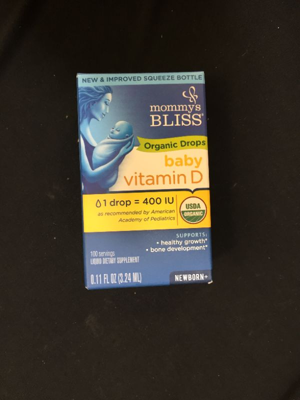 Photo 2 of Organic Baby Vitamin D Drops 100 Servings exp 11/2022