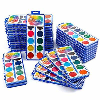 Photo 1 of 12 Colors Watercolor Paint Set Bulk Pack of 30 Shuttle Art Watercolor Paint