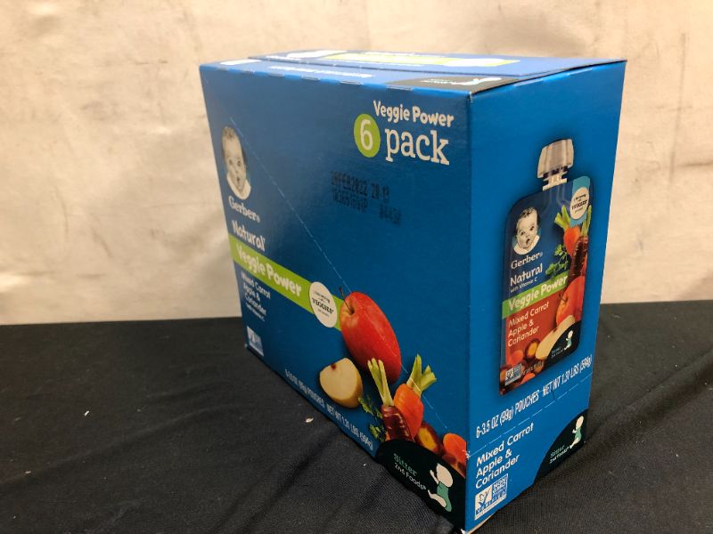 Photo 1 of Gerber 2nd Foods Baby Foods Applesauce (Pack of 6) exp---28-feb-2022
