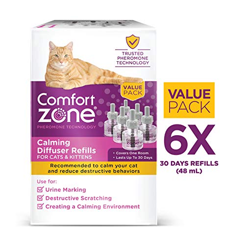 Photo 1 of  Comfort Zone Calming Diffuser Refill Only, New 2X Pheromones for Cats Formula 6 Pack  