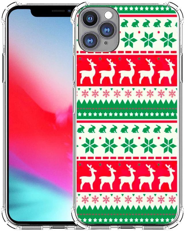 Photo 1 of Case for iPhone 13 Pro Max Christmas & MUQR Gel Silicone Slim Drop Proof Protection Cover Compatible for iPhone 13 Pro Max & Silicone Xmas Christmas Design Theme Reindeer Holiday 3 Pack