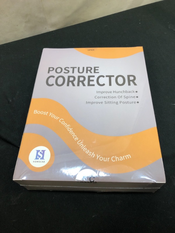 Photo 2 of Posture Corrector for Women and Men, Adjustable Back Straightener Upper Back Brace Support with Upgraded Straps Plus Size, Effective and Comfortable for Pain Relief from Neck, Back and Shoulder - one size 
