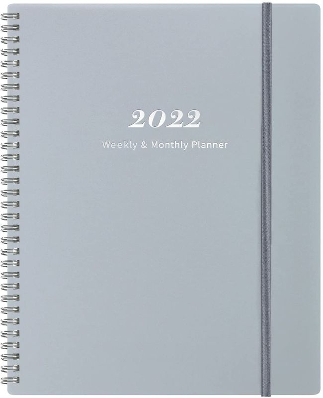 Photo 1 of 2022 Planner - January 2022 - December 2022 Weekly & Monthly Planner with Tabs 6.25" x 8.3", Thick Paper, Back Pocket with 21 Notes Pages
