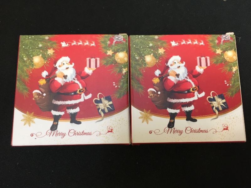 Photo 2 of 2 pack - 2021 Christmas Ornaments with Gift Box, Personalized Car We All Got Vaccinated, Christmas Tree Ceramic Decorations Pendant Decorative Hanging Ornaments-Vaccine Car