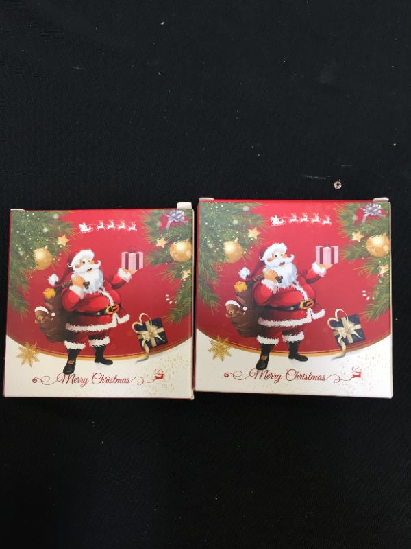 Photo 2 of 2 PACK - 2021 Christmas Ornaments with Gift Box, Personalized Car We All Got Vaccinated, Christmas Tree Ceramic Decorations Pendant Decorative Hanging Ornaments-Vaccine Car