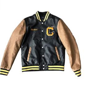 Photo 1 of Cochise Cooley High School Varsity Letterman Leather Bomber Jacket
size M