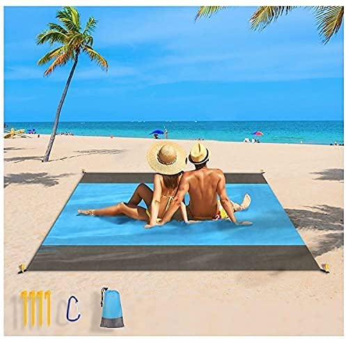 Photo 1 of Alpha Beach Blanket Sandproof Beach Mat Sand Free Waterproof Picnic Blanket 9x10ft Portable Travel Blanket Camp Mat Picnic Mat Beach Blanket Beach Blanket Waterproof Sand Resistant
