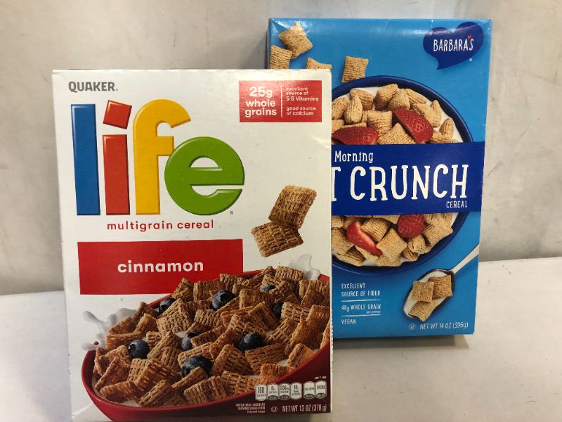Photo 1 of 2 pack of cereal exp--feb18/feb22/2022